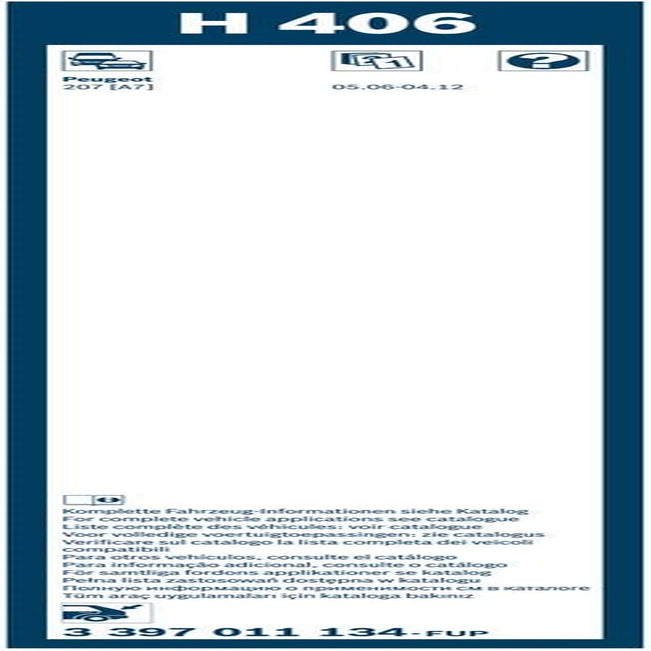 H406 Wiper Blade