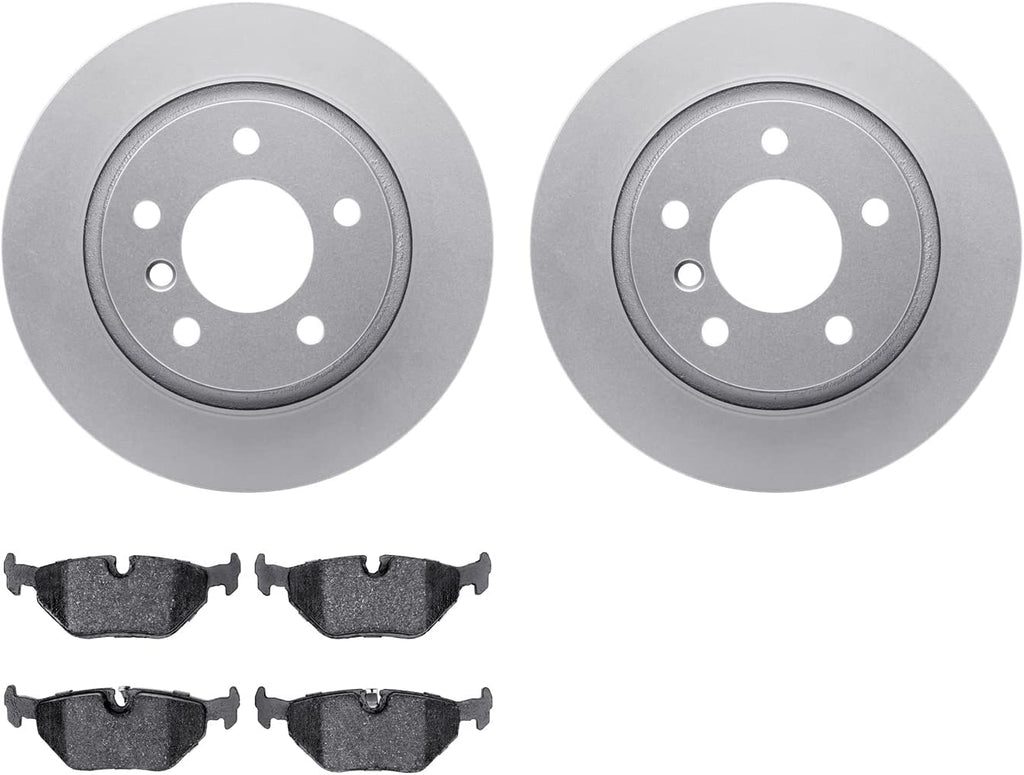 Rear Geospec Brake Rotors with 5000 Euro Ceramic Brake Pads 4602-31027