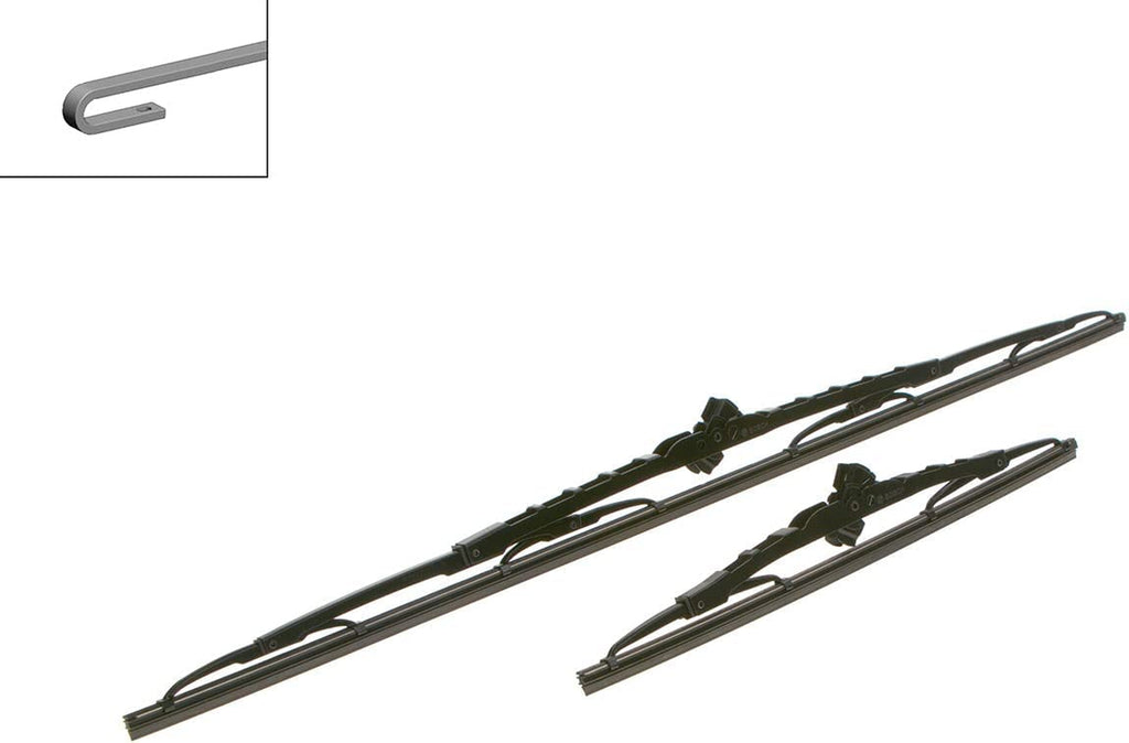 Wiper Blade Twin 654, Length: 650Mm/340Mm – Set of Front Wiper Blades