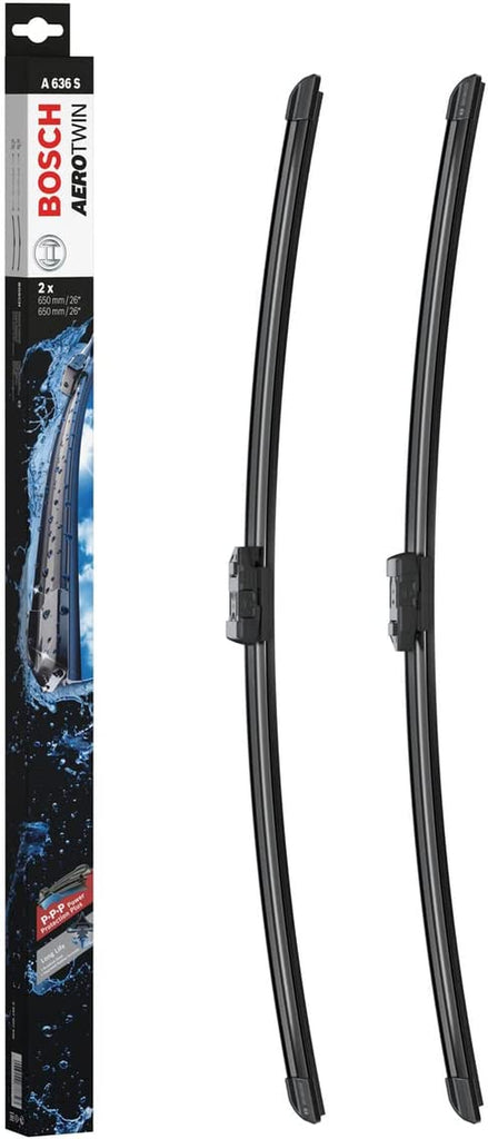 Bosch Wiper Blade Aerotwin A636S, Length: 650Mm/650Mm – Set of Front Wiper Blades