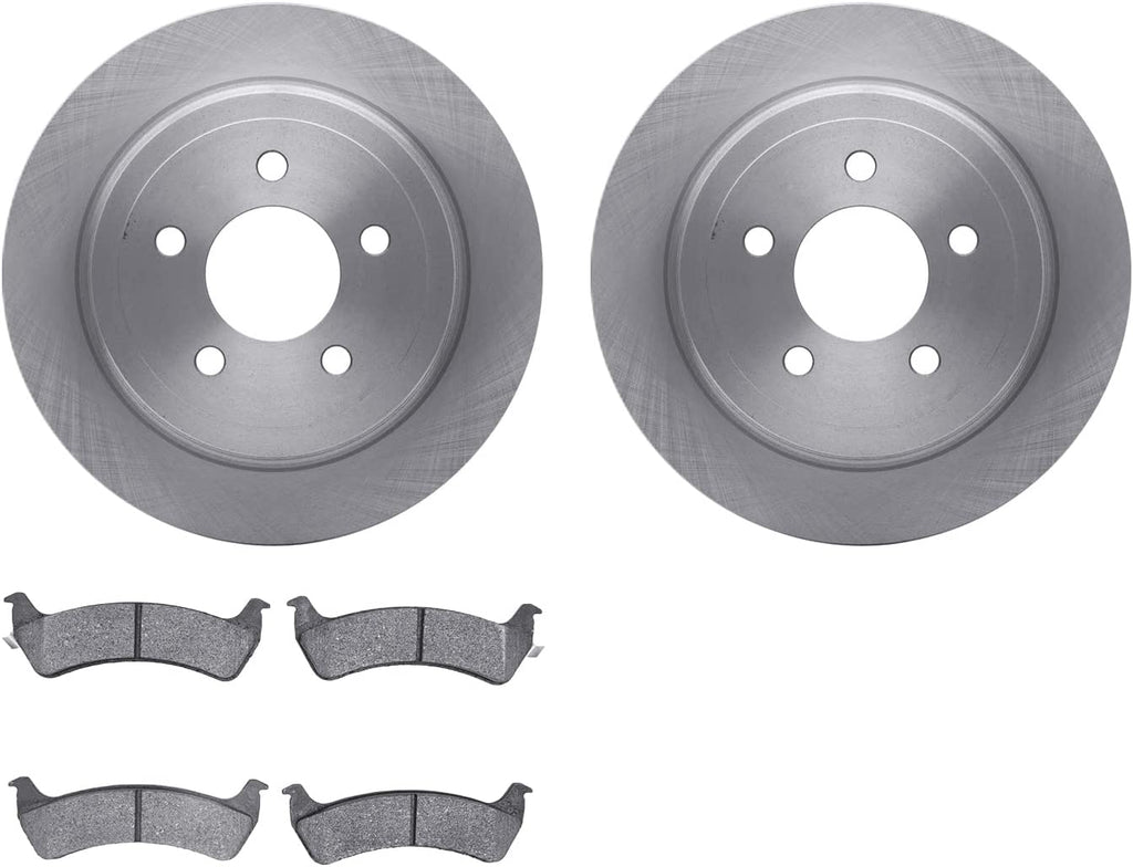 Rear Brake Rotors with Ultimate Duty Performance Brake Pads 6402-54203