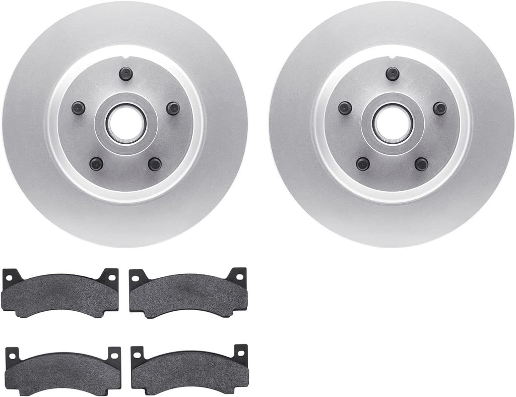 Front Geospec Brake Rotors with 5000 Advanced Brake Pads 4502-39032