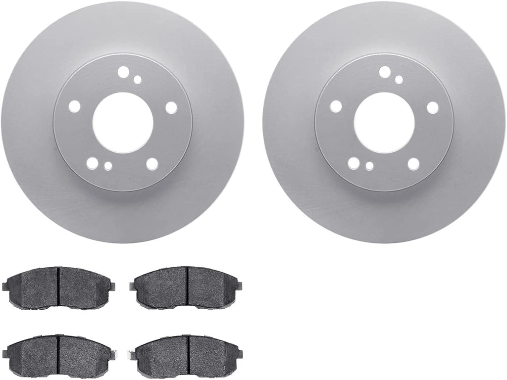 Front Geospec Brake Rotors with 5000 Advanced Brake Pads 4502-67076