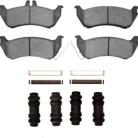 5000 Advanced Brake Pads - Low Metallic and Hardware Kit