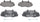 0 986 494 292 Brake Pad Set