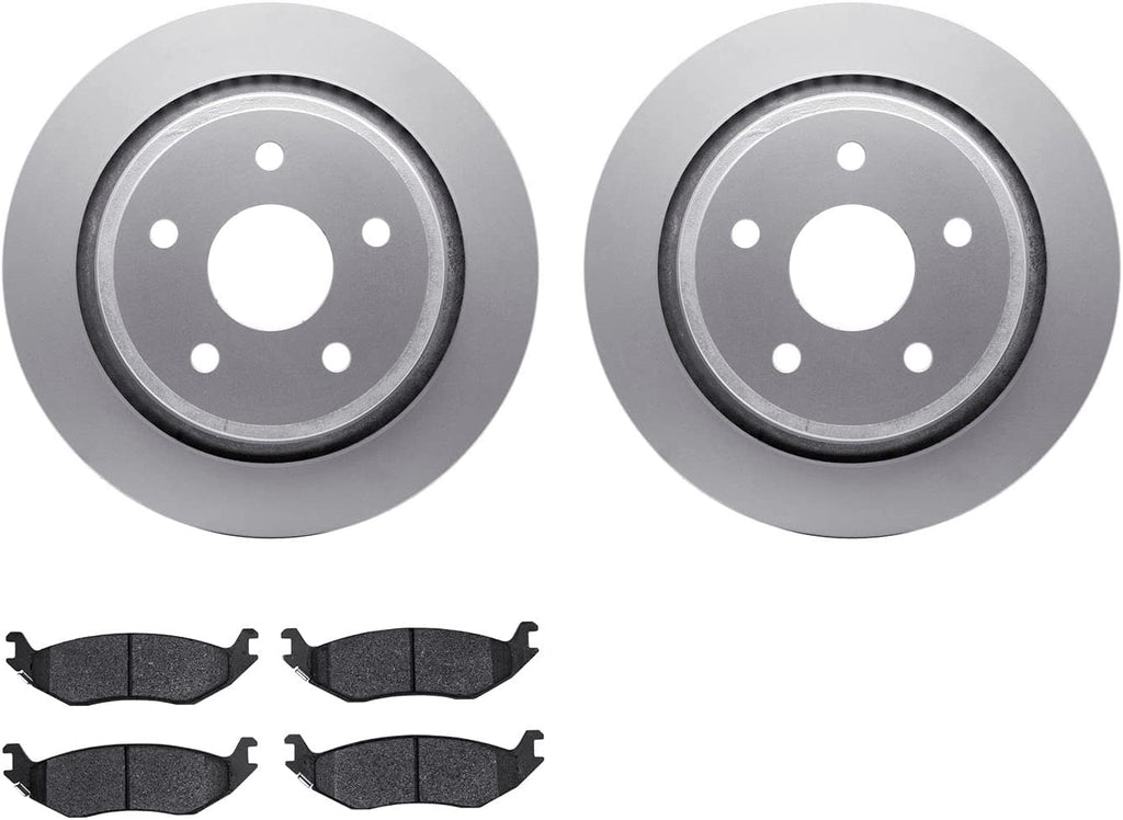 Rear Geospec Brake Rotors with 5000 Advanced Brake Pads 4502-40132