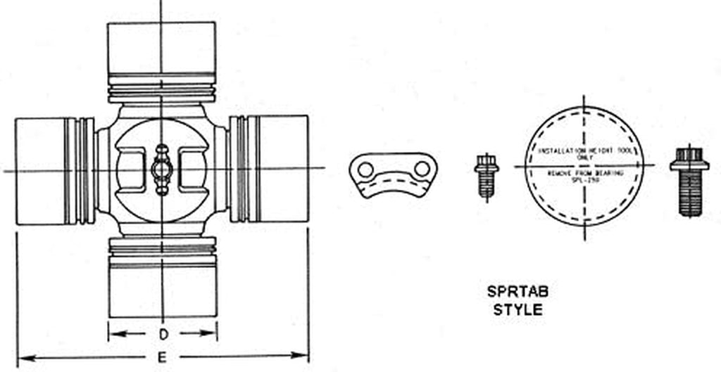 SPL250-3X Universal Joint