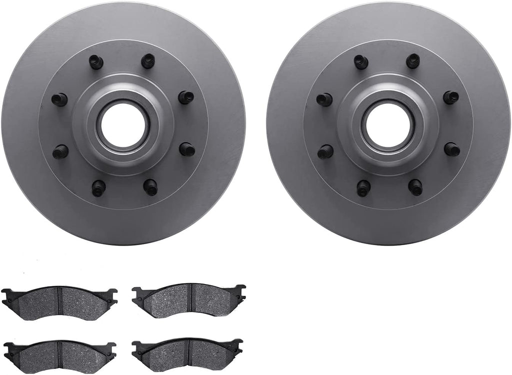 Front Geospec Brake Rotors with Ultimate Duty Performance Brake Pads 4402-54010