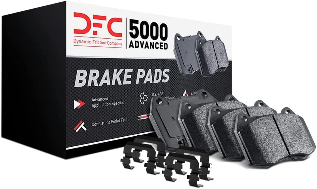 5000 Advanced Brake Pads - Ceramic and Hardware Kit