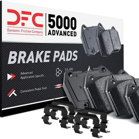 5000 Advanced Brake Pads - Ceramic and Hardware Kit