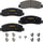 GYD1631 Premium Carbon Ceramic Automotive Front Disc Brake Pads Set Vehicle Replacement Part for Ford F-350 Super Duty 2011 to 2014