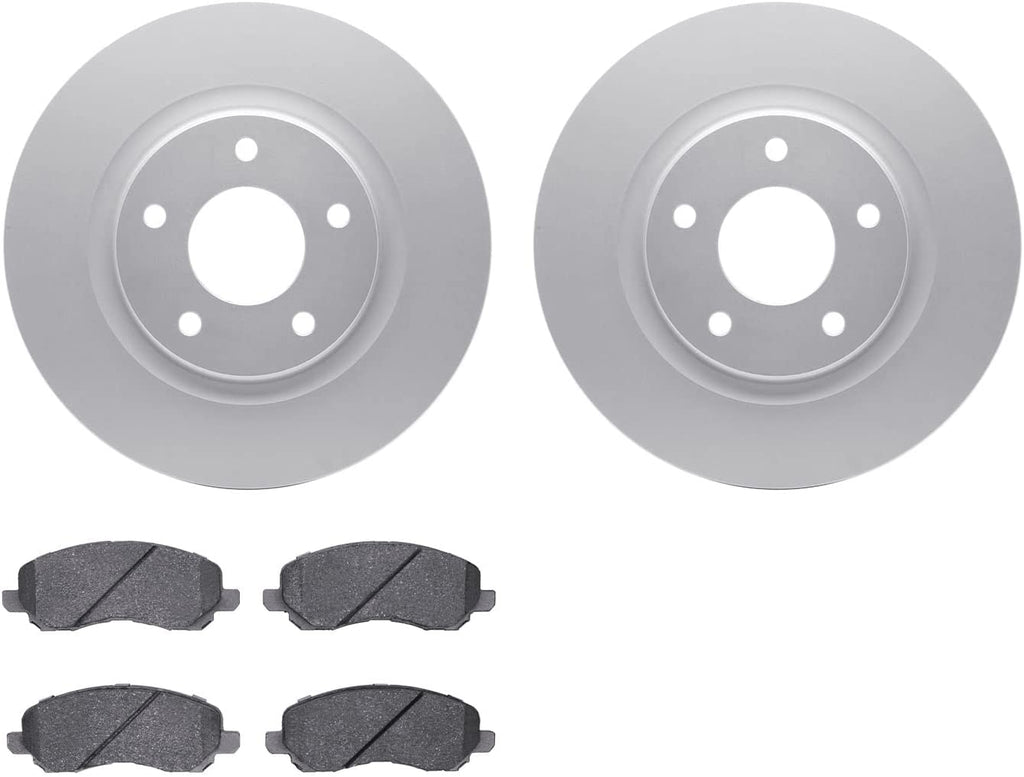 Front Geospec Brake Rotors with 5000 Advanced Brake Pads 4502-39054