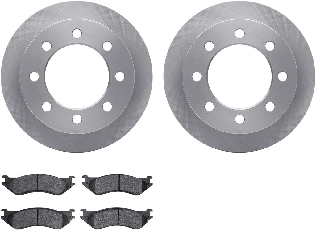 Rear Brake Rotors with 5000 Advanced Brake Pads 6502-40429