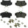 Parts 300.06270 Semi Metallic Brake Pad with Shim