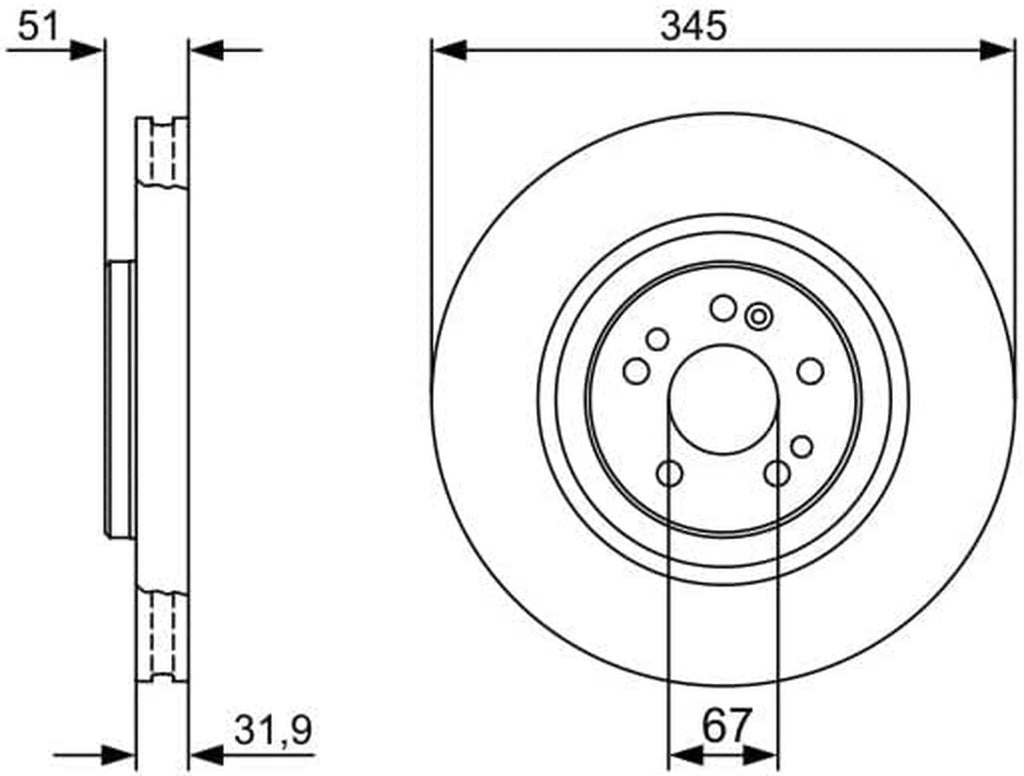0986479405 Brake Disc