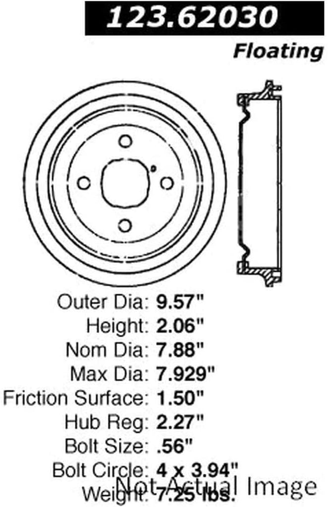 123.62030 Brake Drum