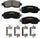 GYD1650 Premium Ceramic Automotive Front Disc Brake Pads Set Vehicle Replacement Part for Nissan Altima 2013-2019 and Leaf 2015-2019