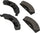 Metallic Brake Pad W/Shims - 102.01510