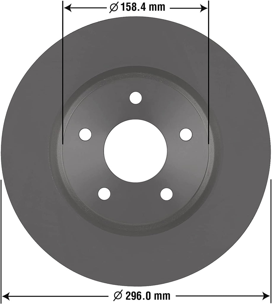 Front Brake Rotors & Carbon-Ceramic Pads for Nissan Qashqai Rogue Sport X-Trail