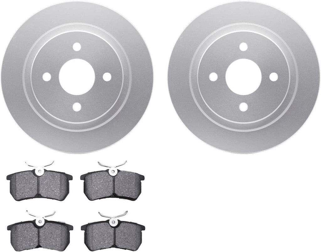 Rear Geospec Brake Rotors with 5000 Advanced Brake Pads 4502-99009