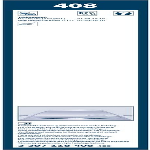 Wiper Blade Twin 682, Length: 550Mm/530Mm – Set of Front Wiper Blades