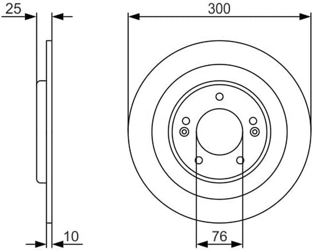 0 986 479 A46 Brake Disc