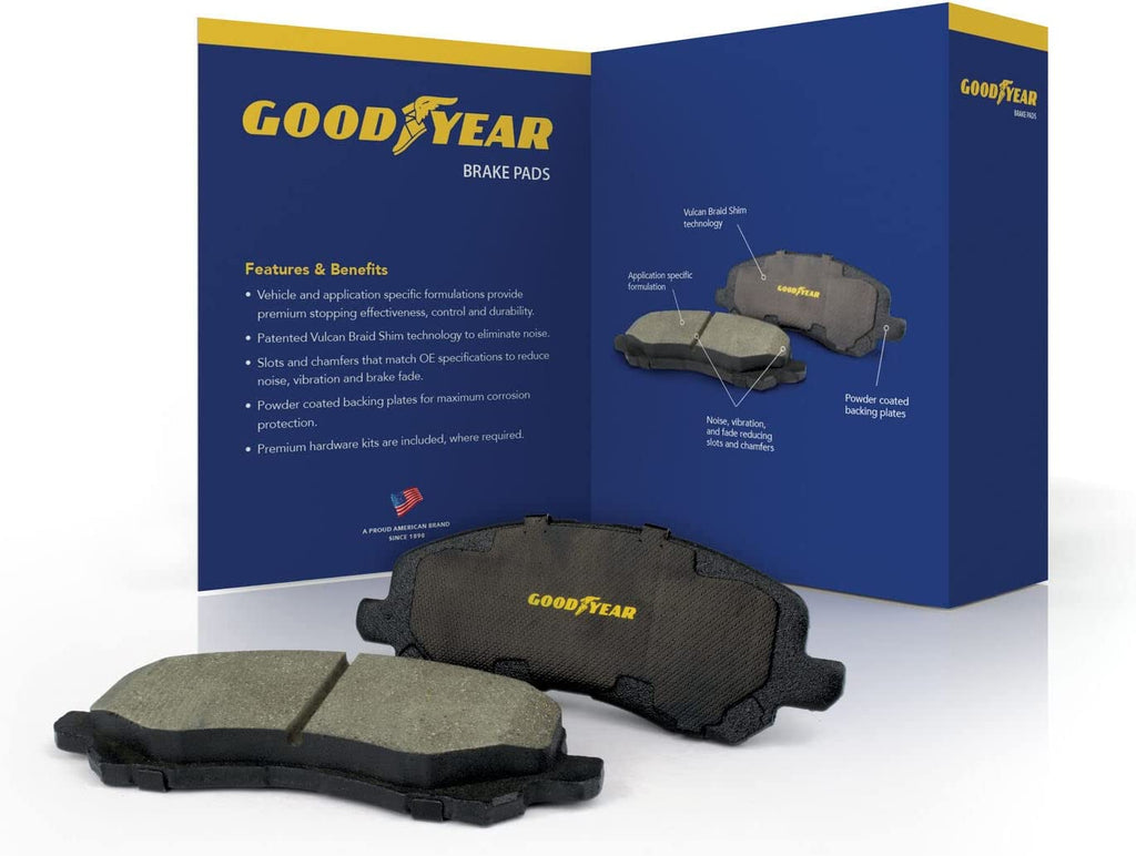 Premium Front Semi Metallic Brake Pads for Bmws  GYD394A