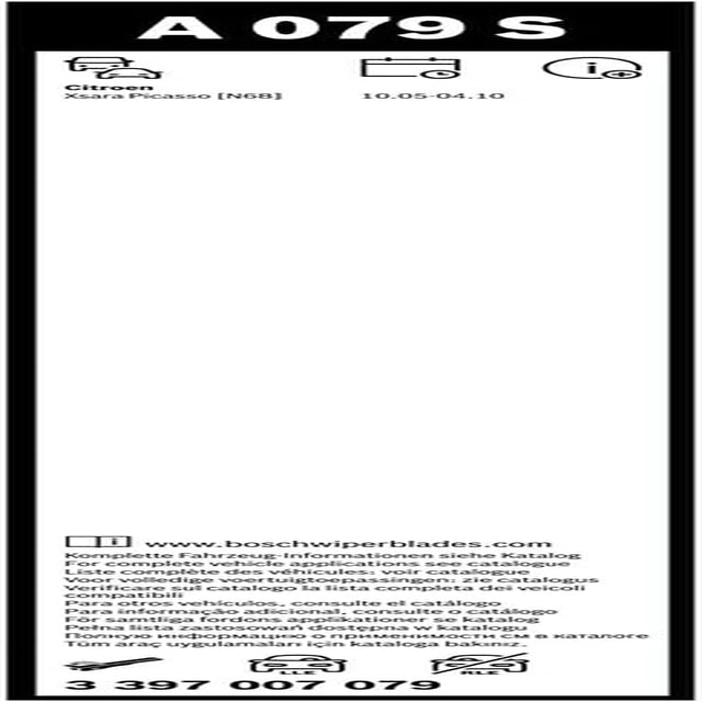 Bosch A079S Aerotwin Wiper Blade