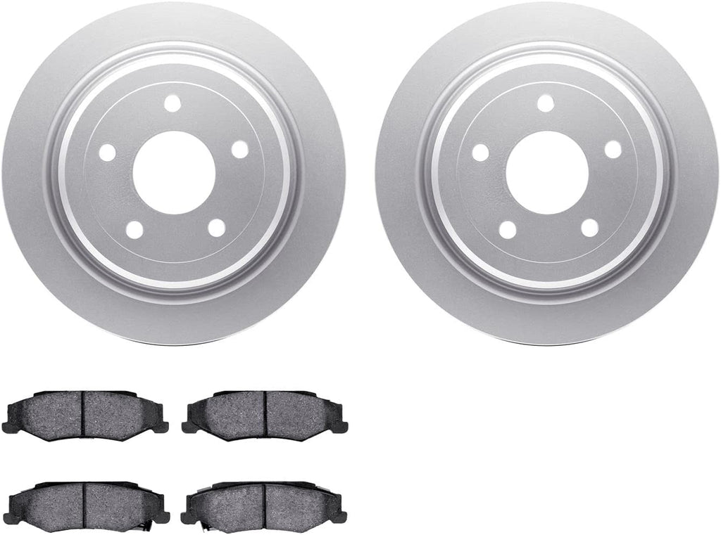 Rear Geospec Brake Rotors with 5000 Advanced Brake Pads 4502-46026