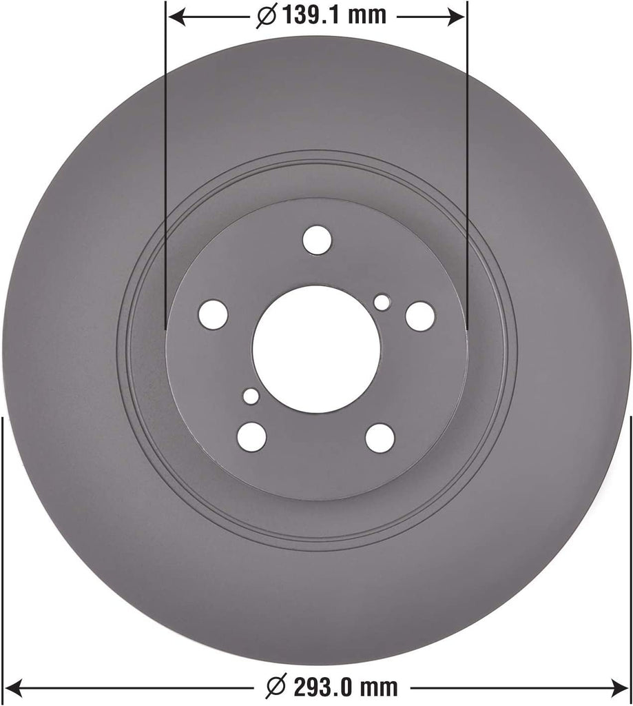 Front Brake Rotors & Ceramic Pads Kit for Toyota 86 Subaru BRZ & More Goodyear