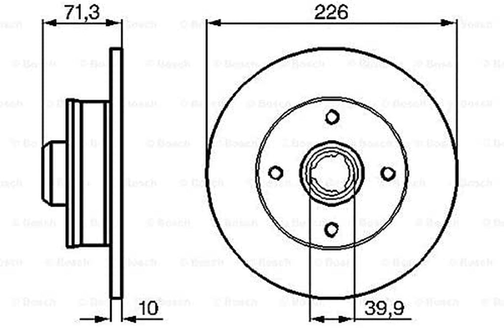 0 986 478 331 Brake Disc