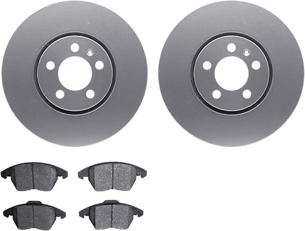 Front Geospec Brake Rotors with 5000 Advanced Brake Pads 4502-74098