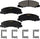 GYD1159 Ceramic Automotive Front Disc Brake Pads Set Vehicle Replacement Part for Buick Allure, Lucerne, Cadillac DTS, Impala & More