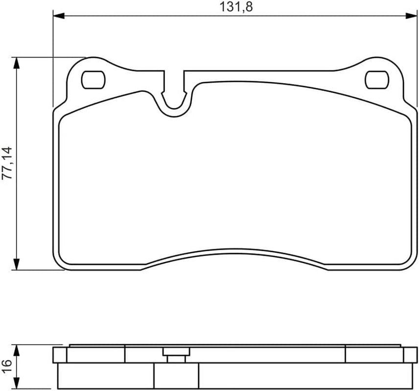 Disc Brake Pads SET Front Axle Fits AUDI Tt SEAT Leon VW Touareg 2002-