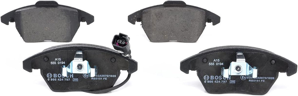 Disc Brake Pads SET Front Rear Axle Compatible with Audi A1 A3 SEAT SKODA VW 03-