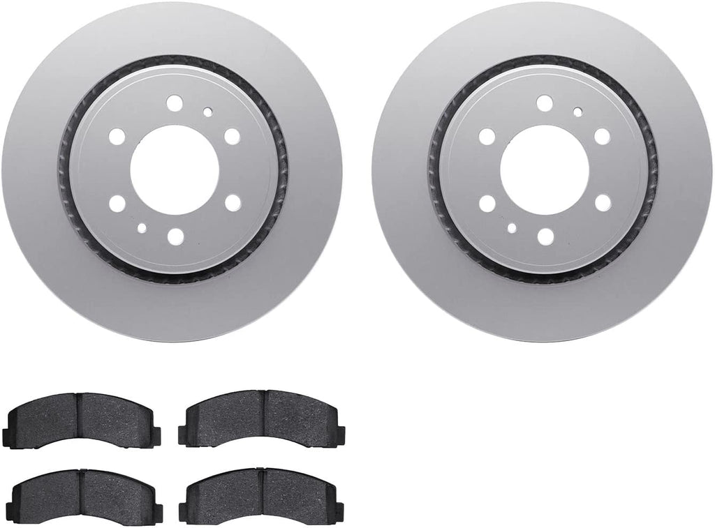 Front Geospec Brake Rotors with 5000 Advanced Brake Pads 4502-99170