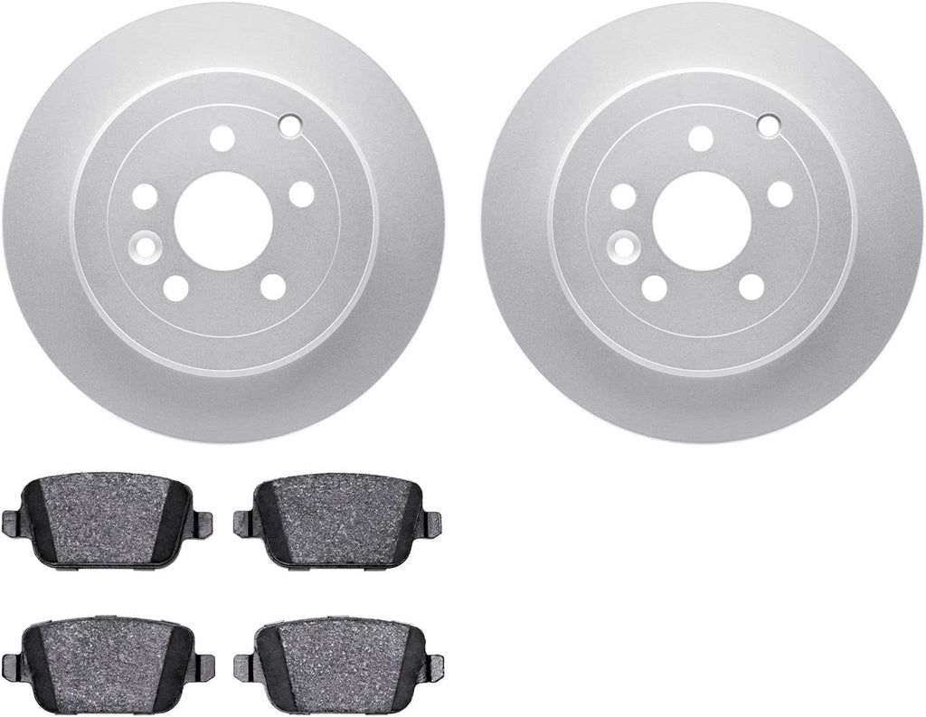 Rear Geospec Brake Rotors with 5000 Advanced Brake Pads 4502-11051