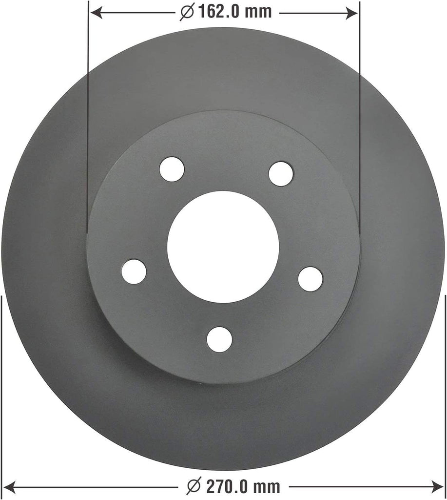 214580GY Truck and SUV Premium Antiox Coated Rear Brake Rotor Automotive Replacement Part for Chevrolet Cobalt, Malibu, Pontiac & More