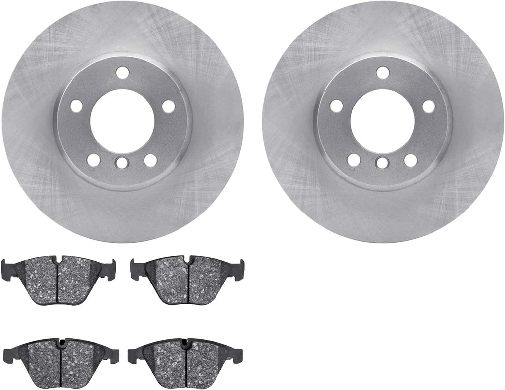 Front Brake Rotors with 5000 Euro Ceramic Brake Pads 6602-31301