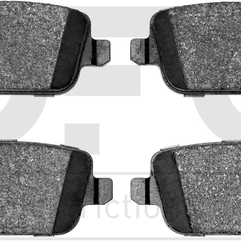 3000 Ceramic Brake Pads 1310-1314-00-Rear Set for 2007-2010 Volvo S80, 2008-2012 Land Rover LR2, 2010 Ford Focus