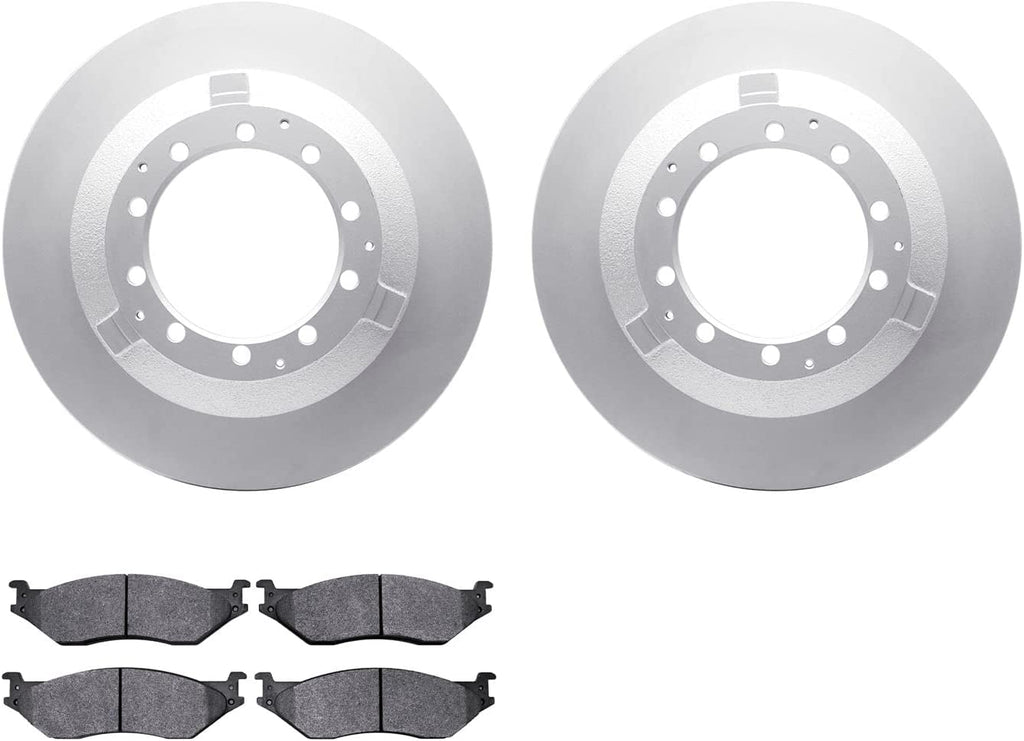 Rear Geospec Brake Rotors with 5000 Advanced Brake Pads 4502-40155