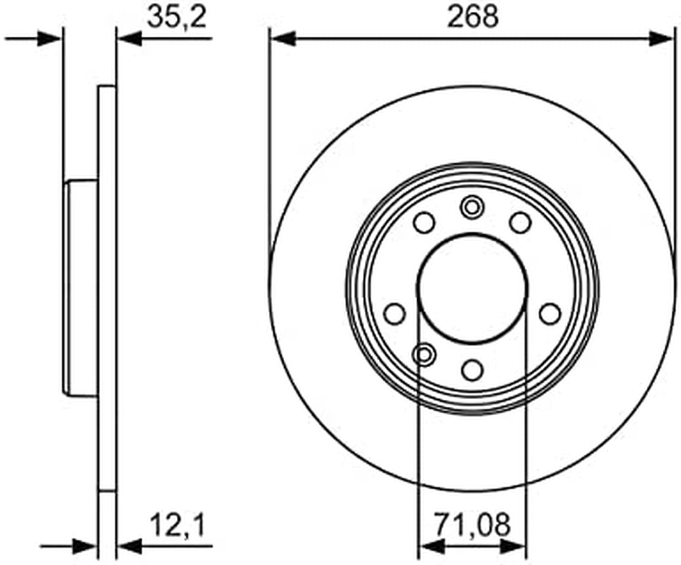 0 986 479 C24 Brake Disc