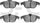 3000 Ceramic Brake Pads 1310-1341-10-Rear Set for 2009 Mercedes-Benz GLK280, 2010-2015 Mercedes-Benz GLK300, 2010-2015 Mercedes-Benz GLK350, 2013-2015 Mercedes-Benz GLK250
