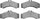 3000 Semi-Metallic Brake Pads 1311-0949-00-Front or Rear Set for 2002-2006 Freightliner Sprinter 2500, 2002-2006 Freightliner Sprinter 3500, 2003-2006 Dodge Sprinter 2500,