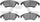 5000 Advanced Brake Pads - Ceramic 1551-1342-00-Front Set