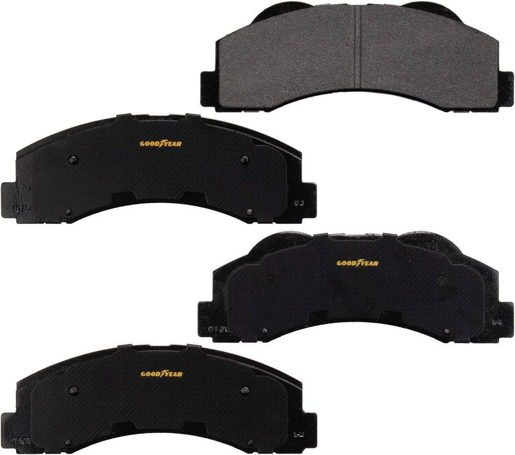 Vehicle Front Brake Bundle with Automotive Carbon Ceramic Truck and SUV Front Brake Pads and Antiox Automotive Vehicle Vented Front Brake Rotors