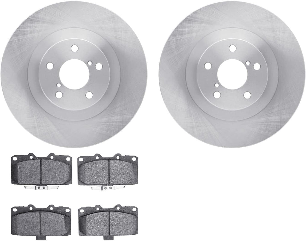 Front Brake Rotors with 5000 Advanced Brake Pads 6502-13191