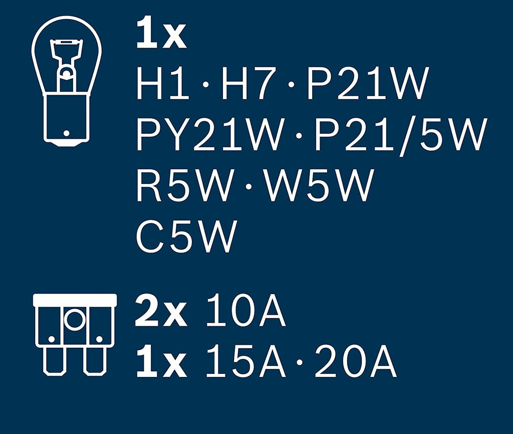 H1/H7 Maxibox Spare Lamp Box - 12 V