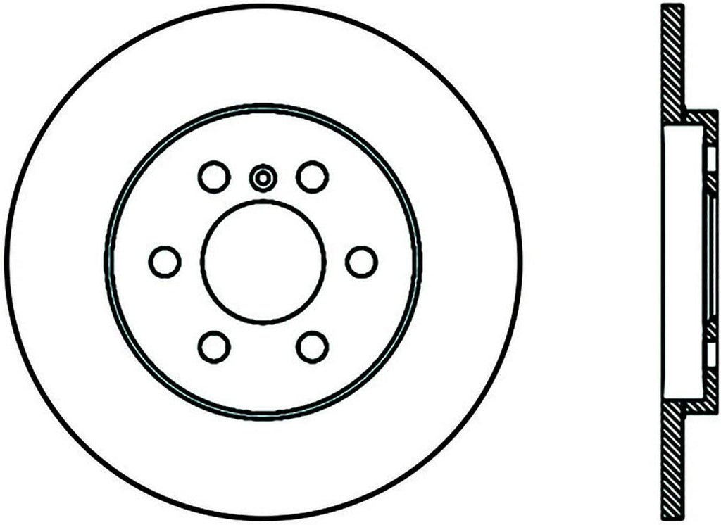 Centric 120.66066 Premium Brake Rotor