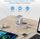 Universal Power Adapter,  International Plug Adaptor with 4 USB Ports (1 USB C), Travel Worldwide Essentials Wall Charger for US to Europe Germany France Spain Ireland Australia(Type C/G/A/I)
